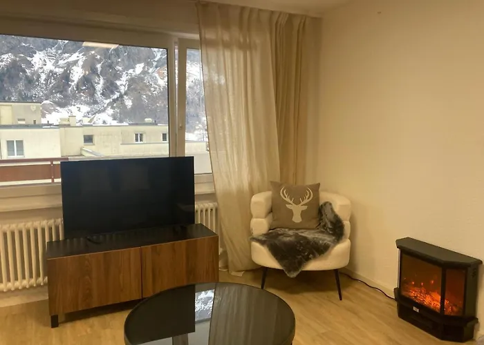 View Of - New - Free Parking Daire Leukerbad